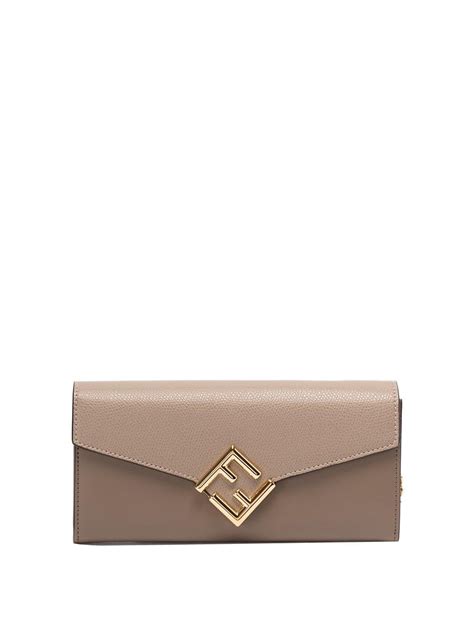 fendi diamond wallet|fendi men's long wallet.